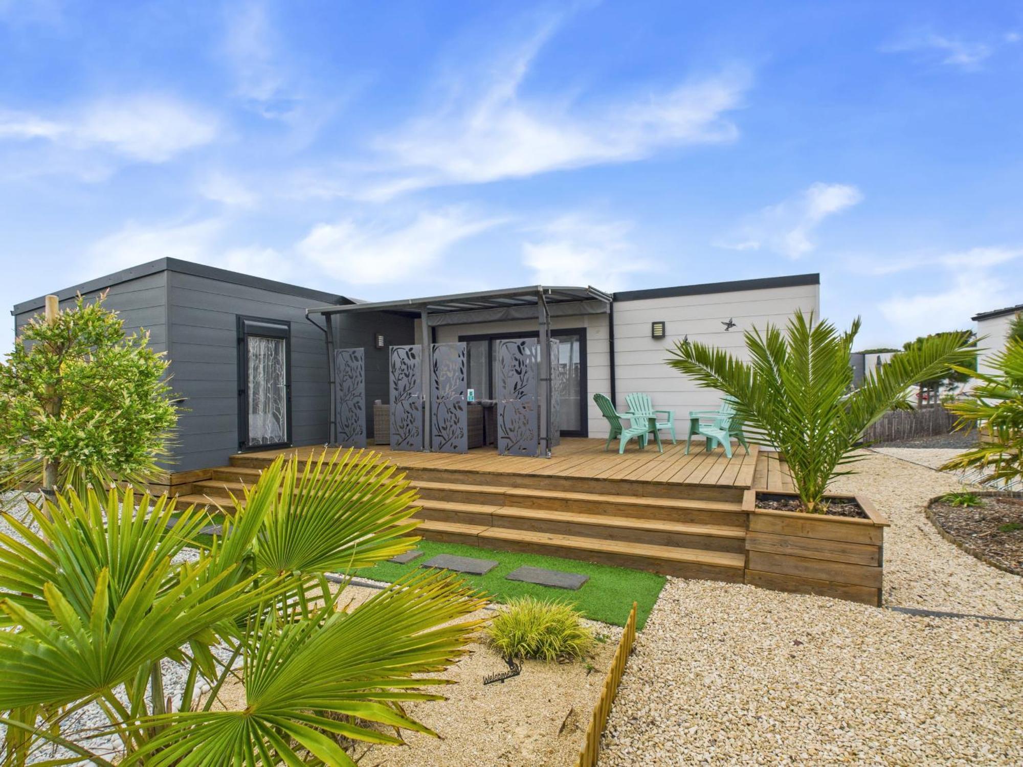 Joli Chalet Pour 6 - Domaine Avec Piscine Brétignolles-sur-Mer Exteriör bild